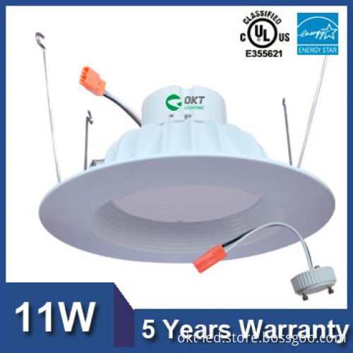 okt wholesale UL and ES dimmable 6inch 11w round led downlight